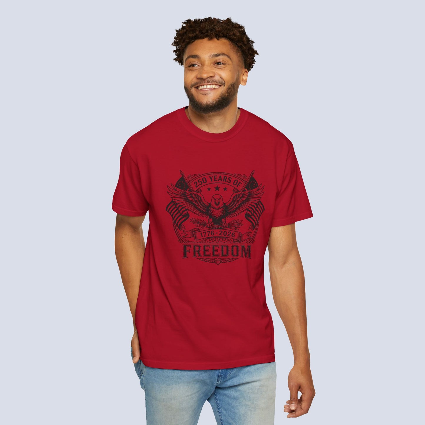 Ink Print Freedom 250th Anniversary Eagle T-Shirt
