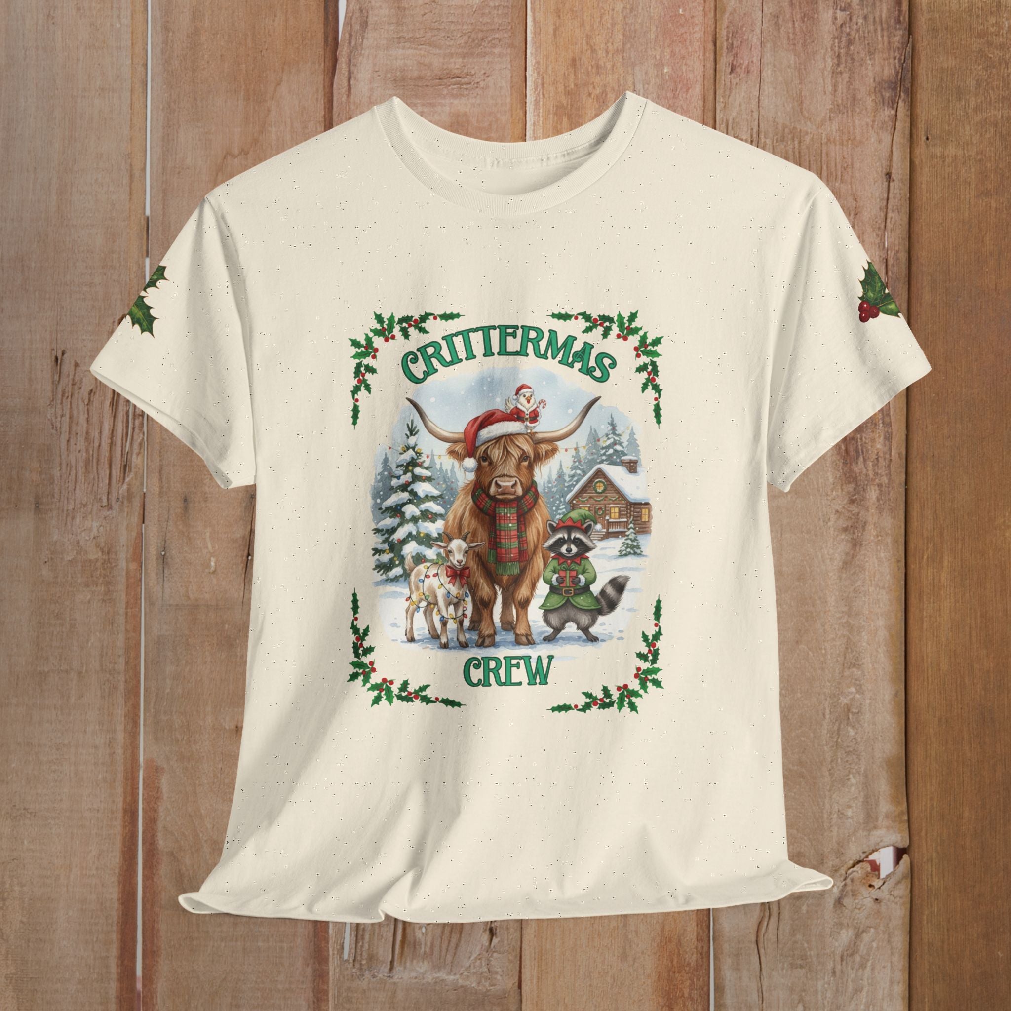 Festive Christmas Tee for Holiday Cheer, Unisex T-Shirt, Ugly Sweater Alternative, Christmas Crew Gift, Family Gathering Apparel
