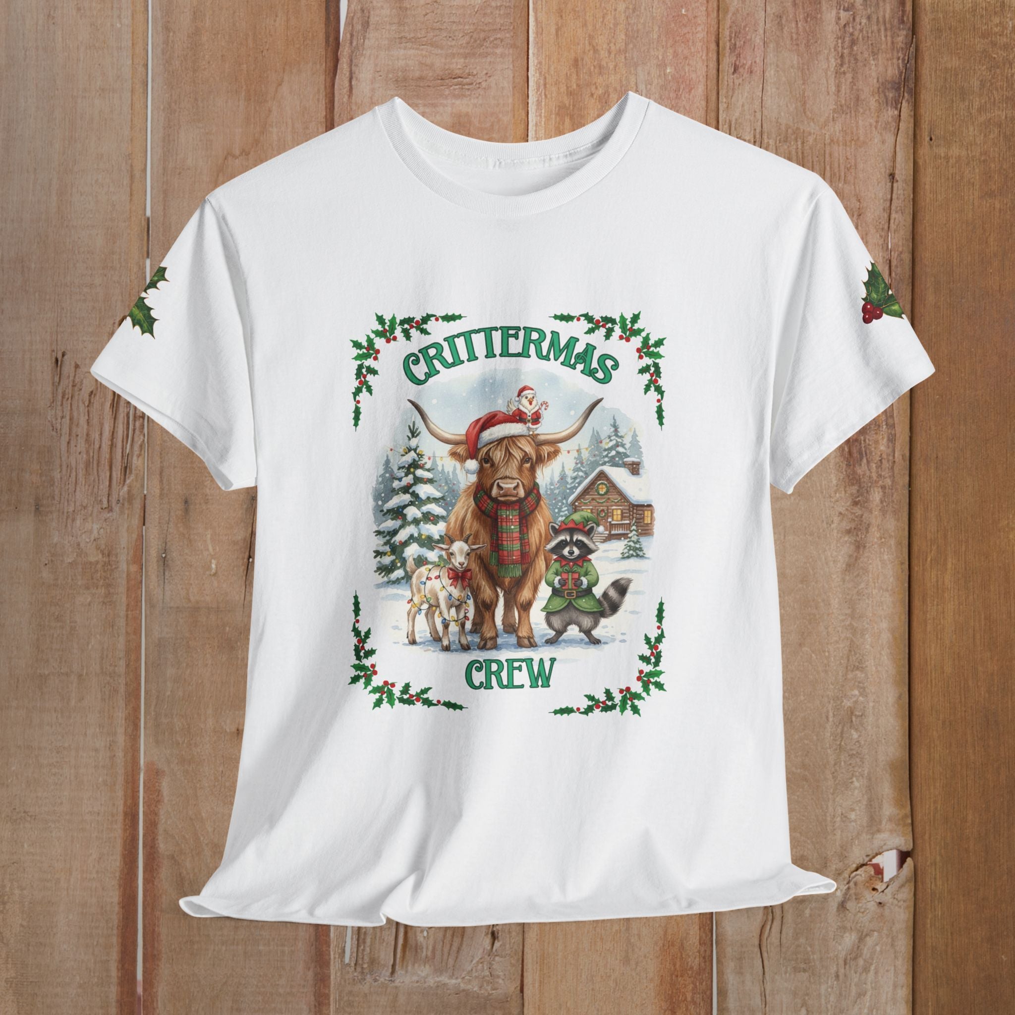 Festive Christmas Tee for Holiday Cheer, Unisex T-Shirt, Ugly Sweater Alternative, Christmas Crew Gift, Family Gathering Apparel