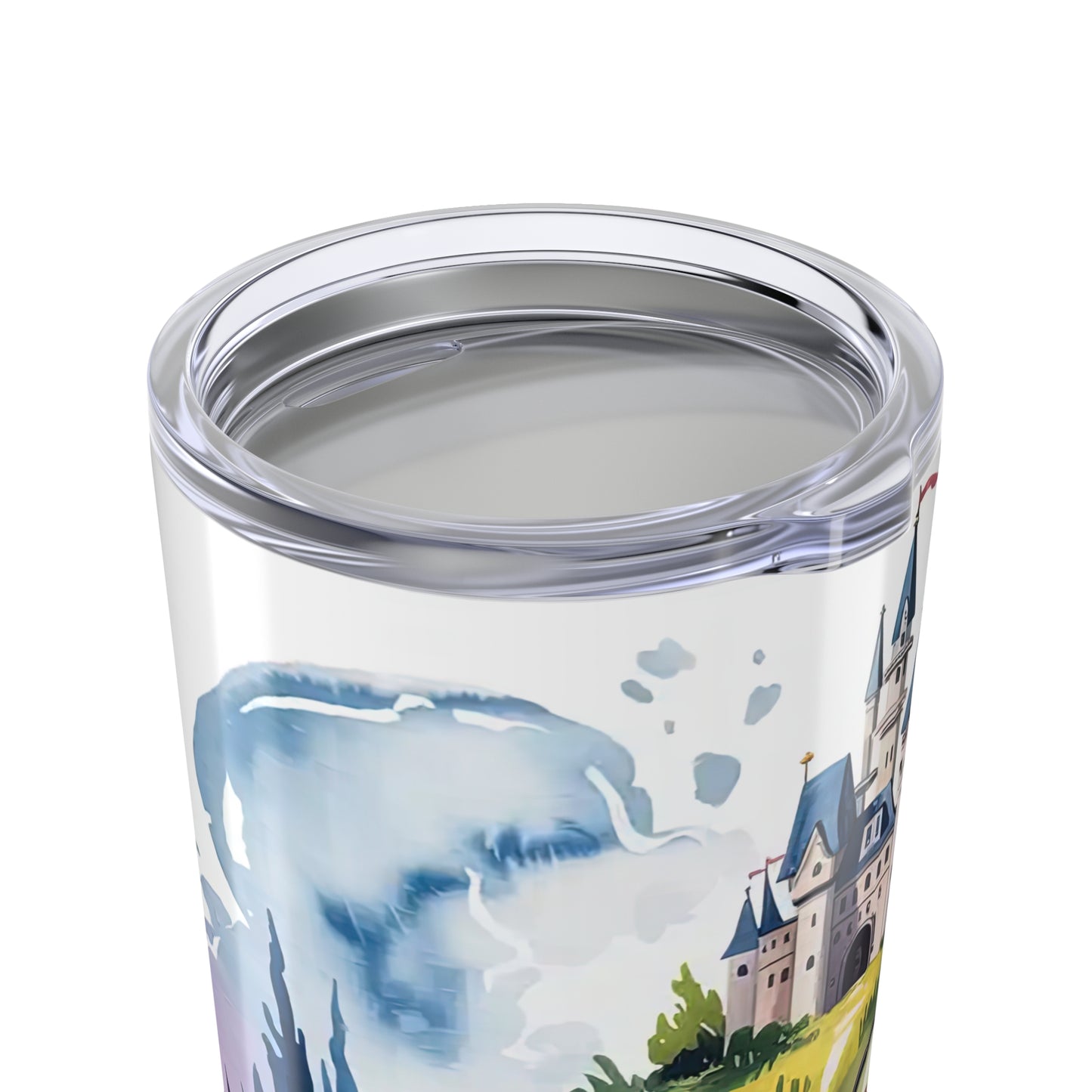 Fantasy Wizard Book Lover Tumbler – 20oz Castle Reading Stainless Steel Travel Cup