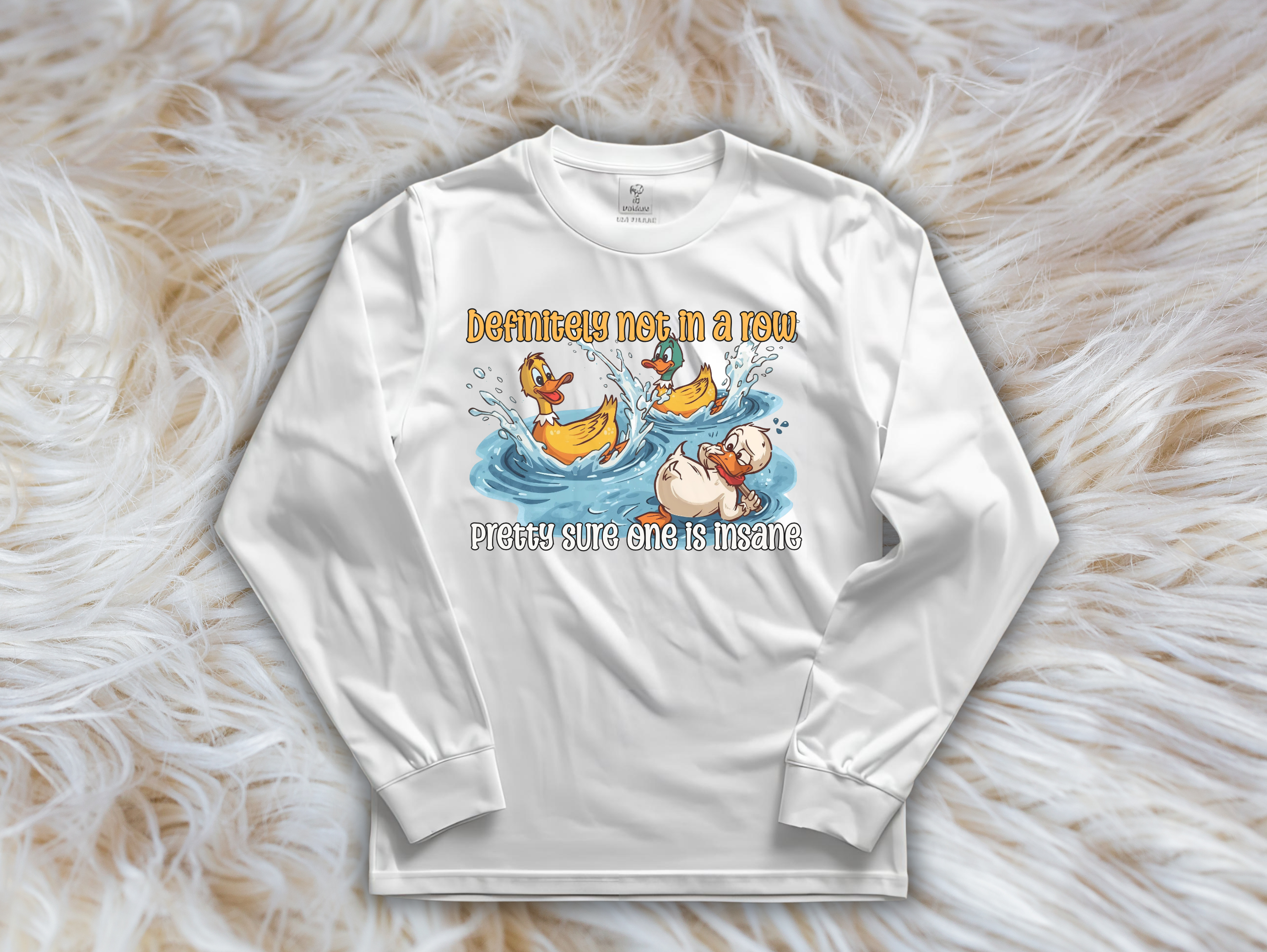 Definitely Not in a Row Men's Long Sleeved T-Shirt