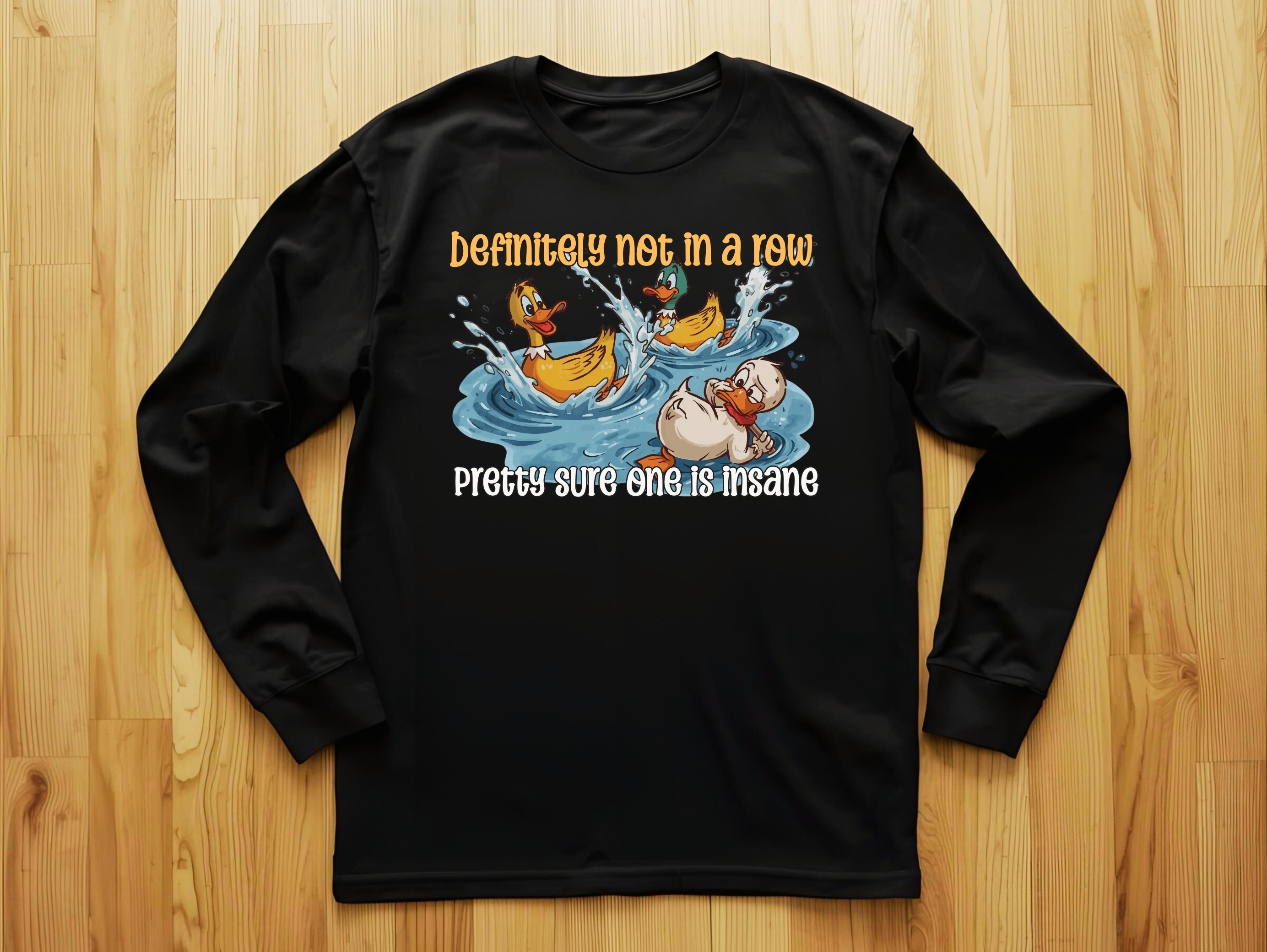 Definitely Not in a Row Men's Long Sleeved T-Shirt