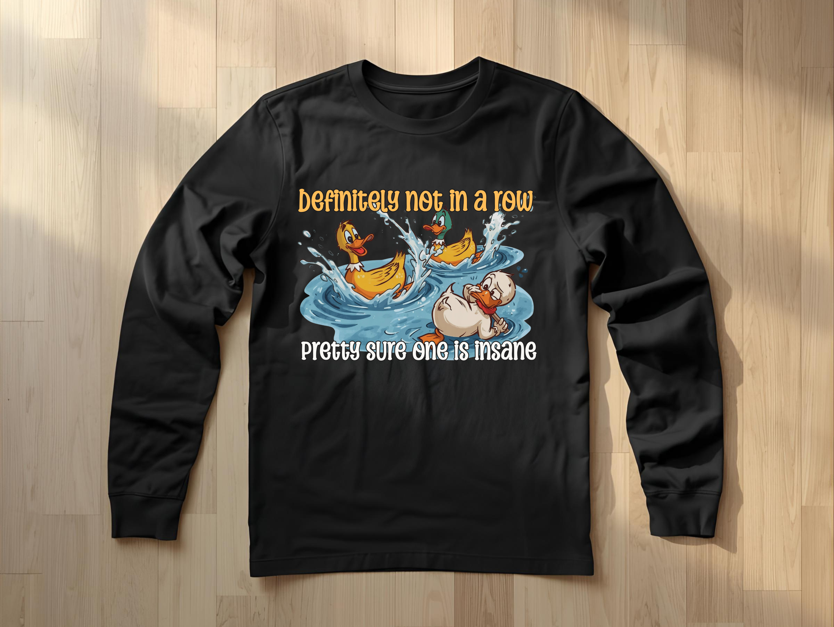 Definitely Not in a Row Men's Long Sleeved T-Shirt