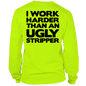 Work Harder - Long Sleeve Hi-Vis T-Shirt