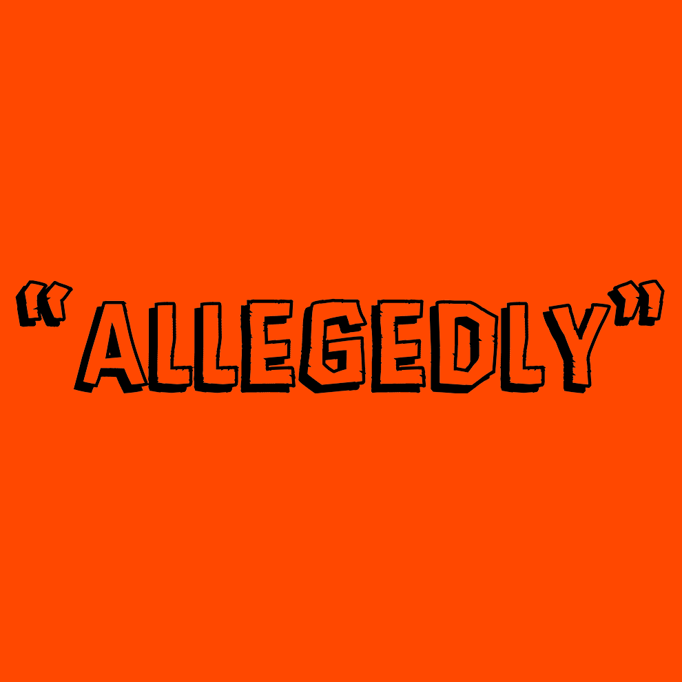 Allegedly - Long Sleeve Safety Yellow Hi-Vis