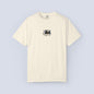 Embroidered Comfort Colors Cat T-Shirt — Cute Cat Patch Tee