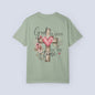 God Is Good All the Time T-Shirt – Christian Faith Tee with Cross & Heart Design, Inspirational Religious Shirt for Everyday Wear