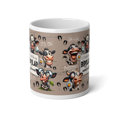 Funny Mental Health Jumbo Mug — 20oz Inspirational Coffee Cup