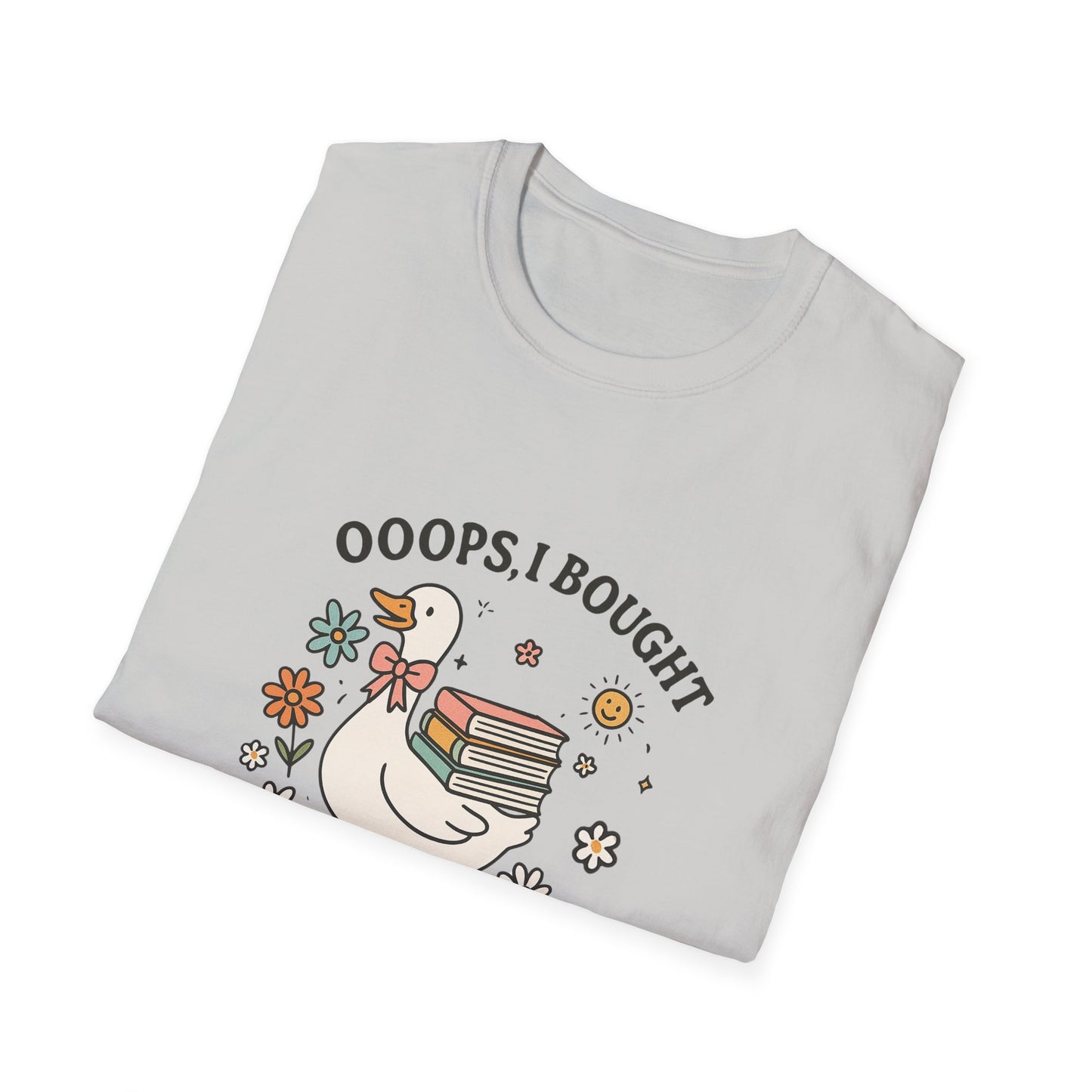 “Ooops, I Bought Another Book Shirt – Cute Duck Book Lover Tee, Vintage Bookworm Aesthetic T-Shirt, Reader Gift for Women & Teens”