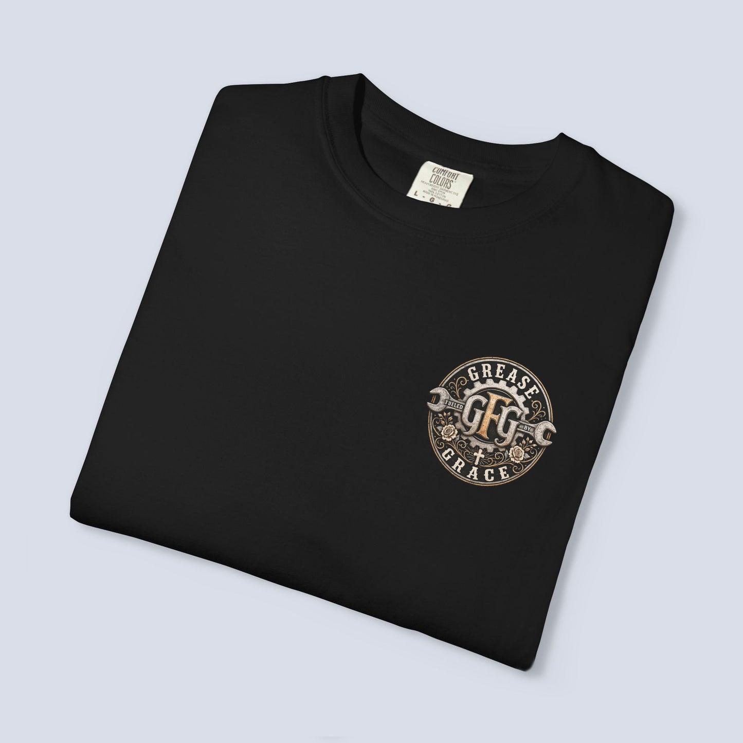 Jesus Saves Bro I Just Change Parts Shirt | Christian Mechanic Shirt | Blue Collar Faith Tee | Comfort Colors 1717 Graphic Tee