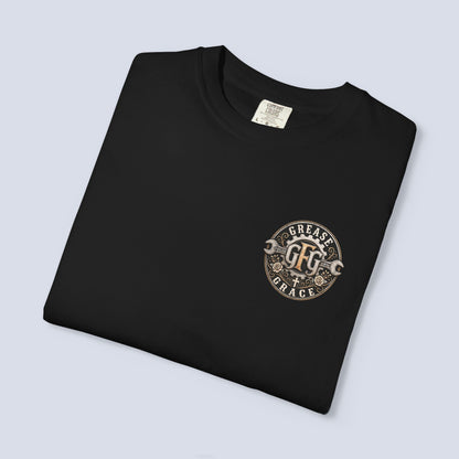 Jesus Saves Bro I Just Change Parts Shirt | Christian Mechanic Shirt | Blue Collar Faith Tee | Comfort Colors 1717 Graphic Tee
