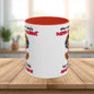 Coffee Mug — Funny Duck Design "When a Woman Laughs During an Argument"