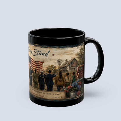 Still They Stand Mug — Patriotic Veteran Tribute Coffee Mug