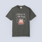 Celebrate the Little Things T-Shirt | Cozy Coffee & Books Graphic Tee | Inspirational Quote Shirt | Gildan 5000