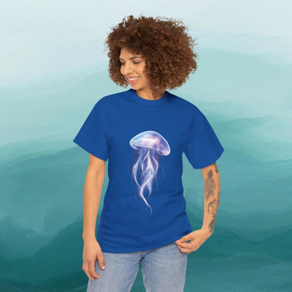 Bioluminescent Jellyfish T-Shirt | Glow Ocean Tee | Vaporwave Aesthetic | Gildan 5000