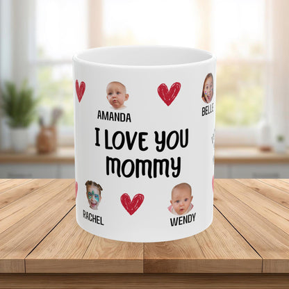 Personalized Photo Mug for Mom — Custom Kids’ Names & Photos (11oz/15oz)