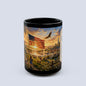 250 Years of Freedom Black Mug( Liberty at Dawn) Collector's Edition — 1776–2026 Patriotic American Flag Coffee Cup