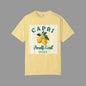Capri Lemon Shirt, Amalfi Coast Italy Tee, Italian Summer Aesthetic Shirt, Lemon Graphic Tee, Vacation Outfit, Coastal European Style