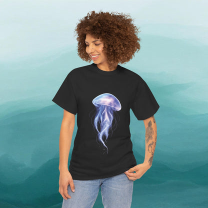 Bioluminescent Jellyfish T-Shirt | Glow Ocean Tee | Vaporwave Aesthetic | Gildan 5000