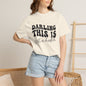Darling This Is Just a Chapter Shirt + Not the Whole Story Tee | Inspirational Quote T-Shirt | Comfort Colors 1717 Graphic Tee | Mental Health Gift