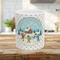 Snow Day Memories Ceramic Mug — Cozy Cabin Winter Scene/ Gift Mug (11oz & 15oz)