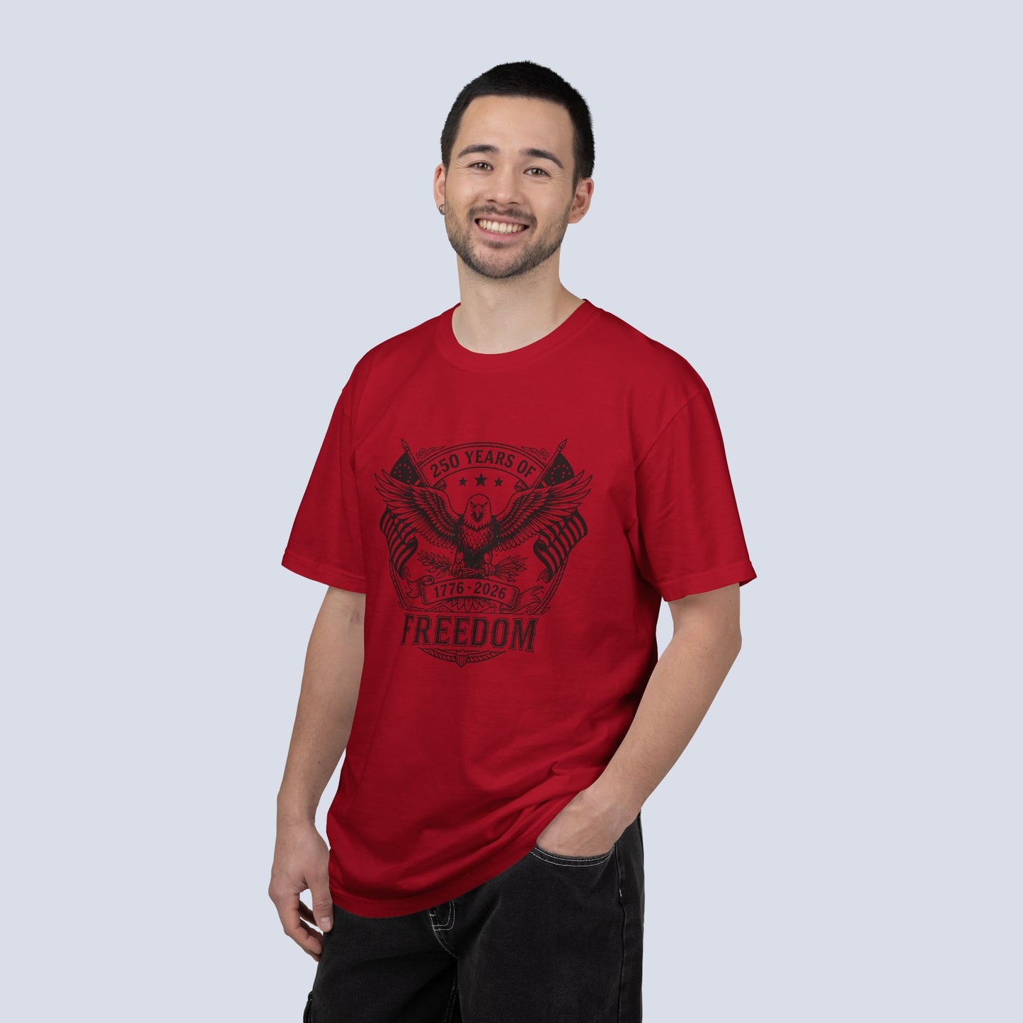 Ink Print Freedom 250th Anniversary Eagle T-Shirt