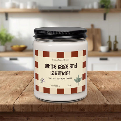 Grease Fueled Grace 7 Scented Soy Candles — 9oz