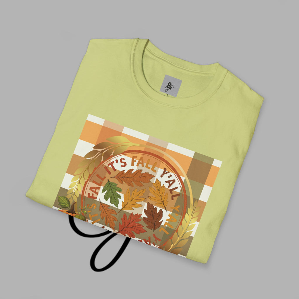 🍂 “It’s Fall Y’all” Tee, Autumn Vibes T-Shirt, Fall-Themed Tee, Unisex Casual Tee, Pumpkin Shirt, Thanksgiving Apparel, Cozy Fall Outfit