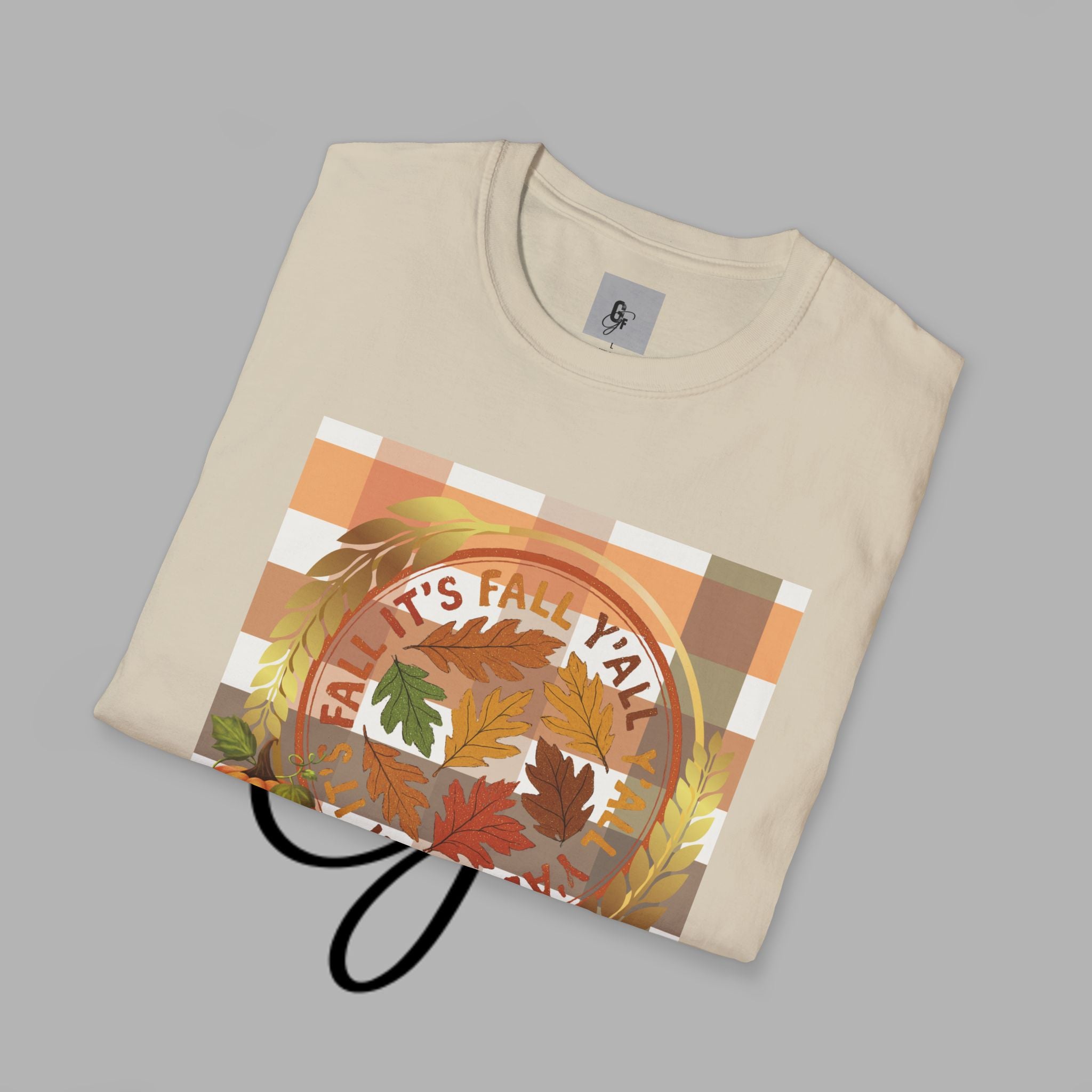 🍂 “It’s Fall Y’all” Tee, Autumn Vibes T-Shirt, Fall-Themed Tee, Unisex Casual Tee, Pumpkin Shirt, Thanksgiving Apparel, Cozy Fall Outfit
