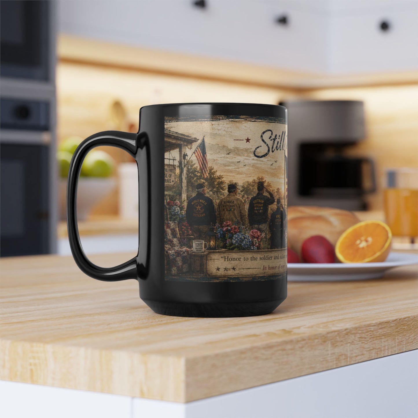 Still They Stand Mug — Patriotic Veteran Tribute Coffee Mug