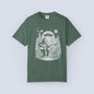 Alien & Bigfoot Campfire T-Shirt — Guitar-Playing Astronaut & UFO Night Scene