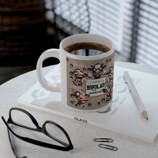 Funny Mental Health Jumbo Mug — 20oz Inspirational Coffee Cup