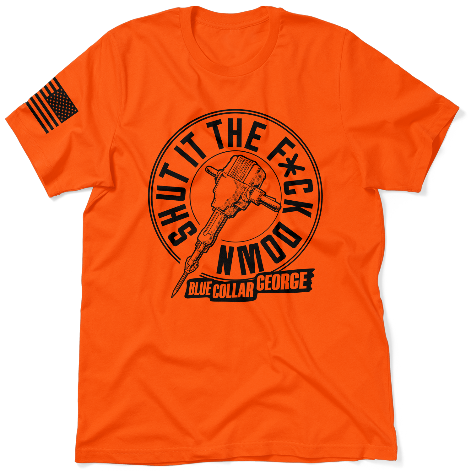 Blue Collar George Shut It - Safety T-Shirt