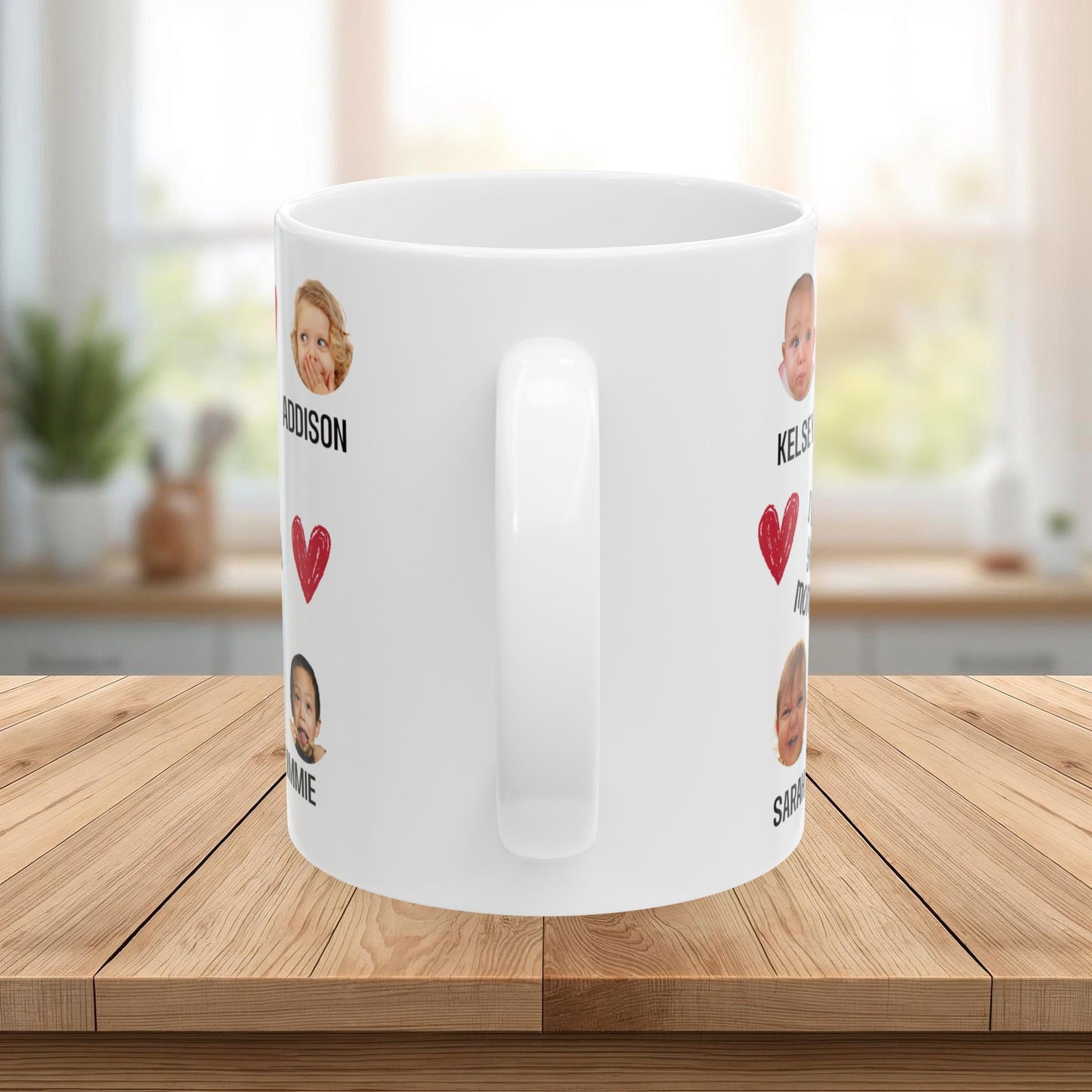 Personalized Photo Mug for Mom — Custom Kids’ Names & Photos (11oz/15oz)