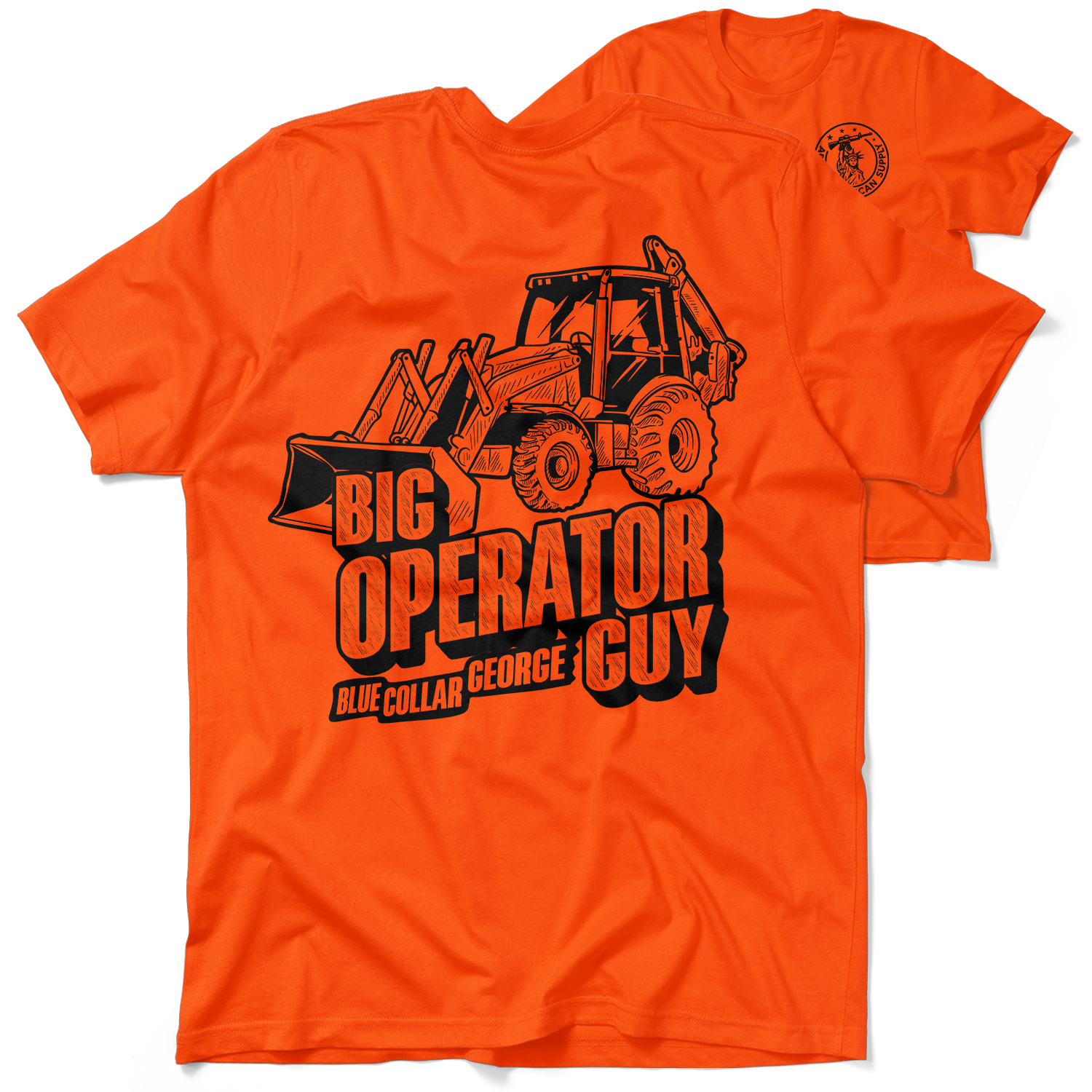 Blue Collar George Big Operator - Safety T-Shirt