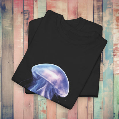 Bioluminescent Jellyfish T-Shirt | Glow Ocean Tee | Vaporwave Aesthetic | Gildan 5000
