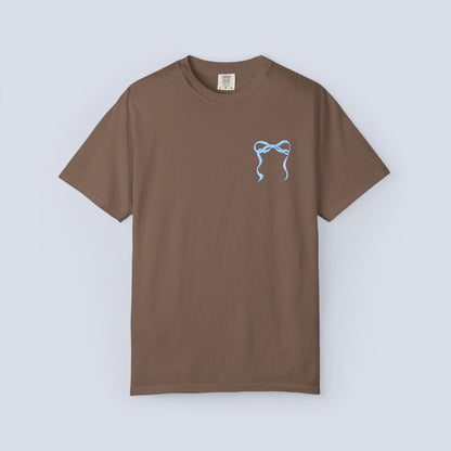 I Will Keep Walking By Faith Ribbon Graphic T-Shirt