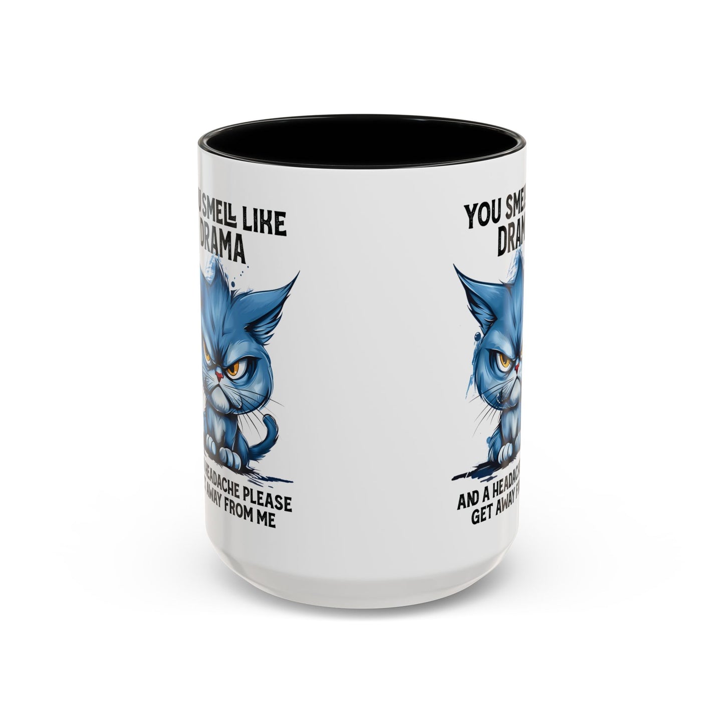 You Smell Like Drama Mug — Grumpy Cat Coffee Cup (11/15oz)
