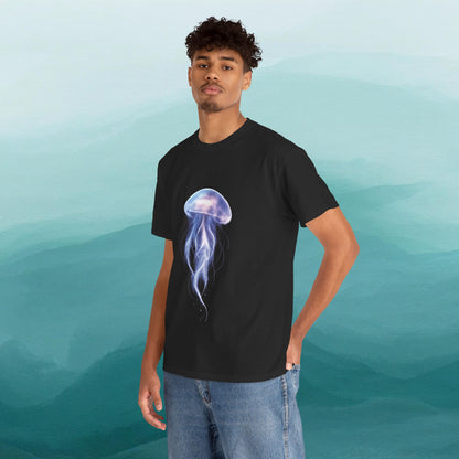 Bioluminescent Jellyfish T-Shirt | Glow Ocean Tee | Vaporwave Aesthetic | Gildan 5000