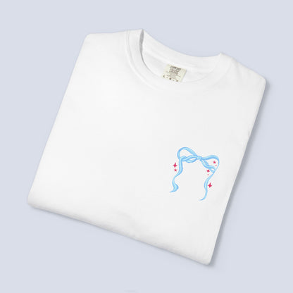 I Will Keep Walking By Faith Ribbon Graphic T-Shirt