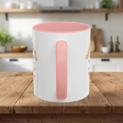 Cupcake Mug - "Small Joys, Big Smiles" Cute Kawaii Accent Coffee Mug/ Gift Mug (11/15oz)