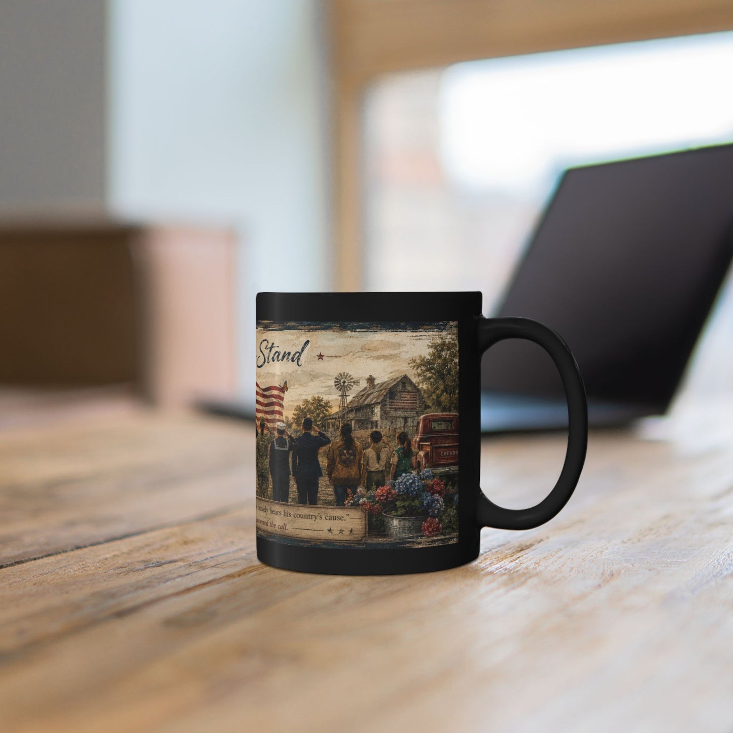Still They Stand Mug — Patriotic Veteran Tribute Coffee Mug
