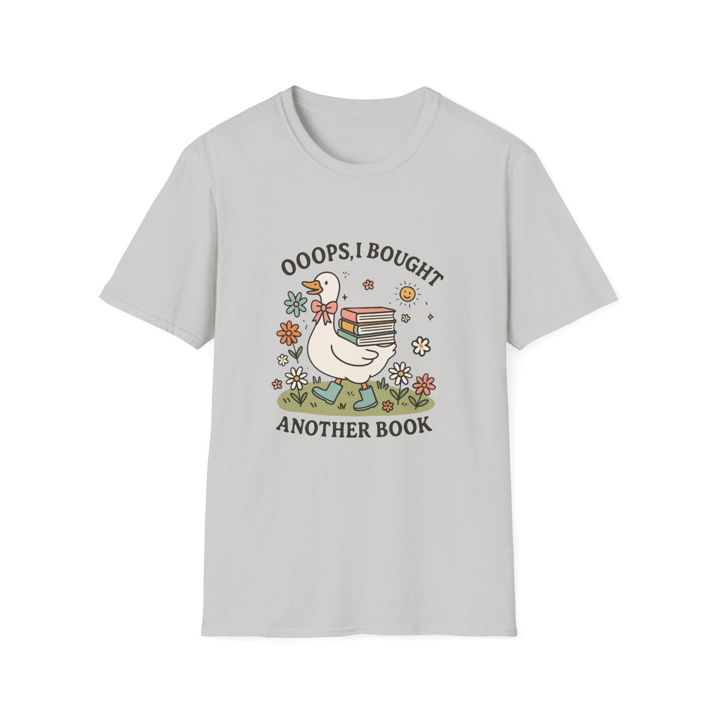 “Ooops, I Bought Another Book Shirt – Cute Duck Book Lover Tee, Vintage Bookworm Aesthetic T-Shirt, Reader Gift for Women & Teens”