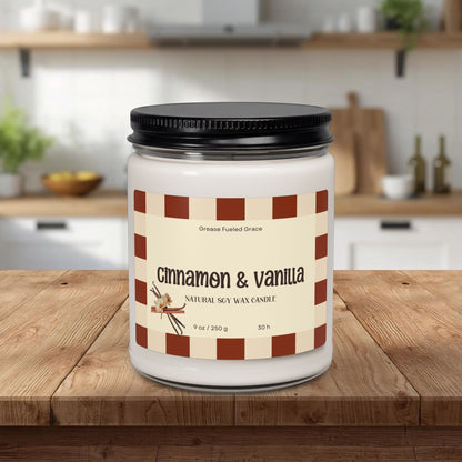 Grease Fueled Grace 7 Scented Soy Candles — 9oz