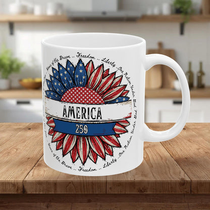 America 250 Ceramic Mug, (11oz, 15oz)