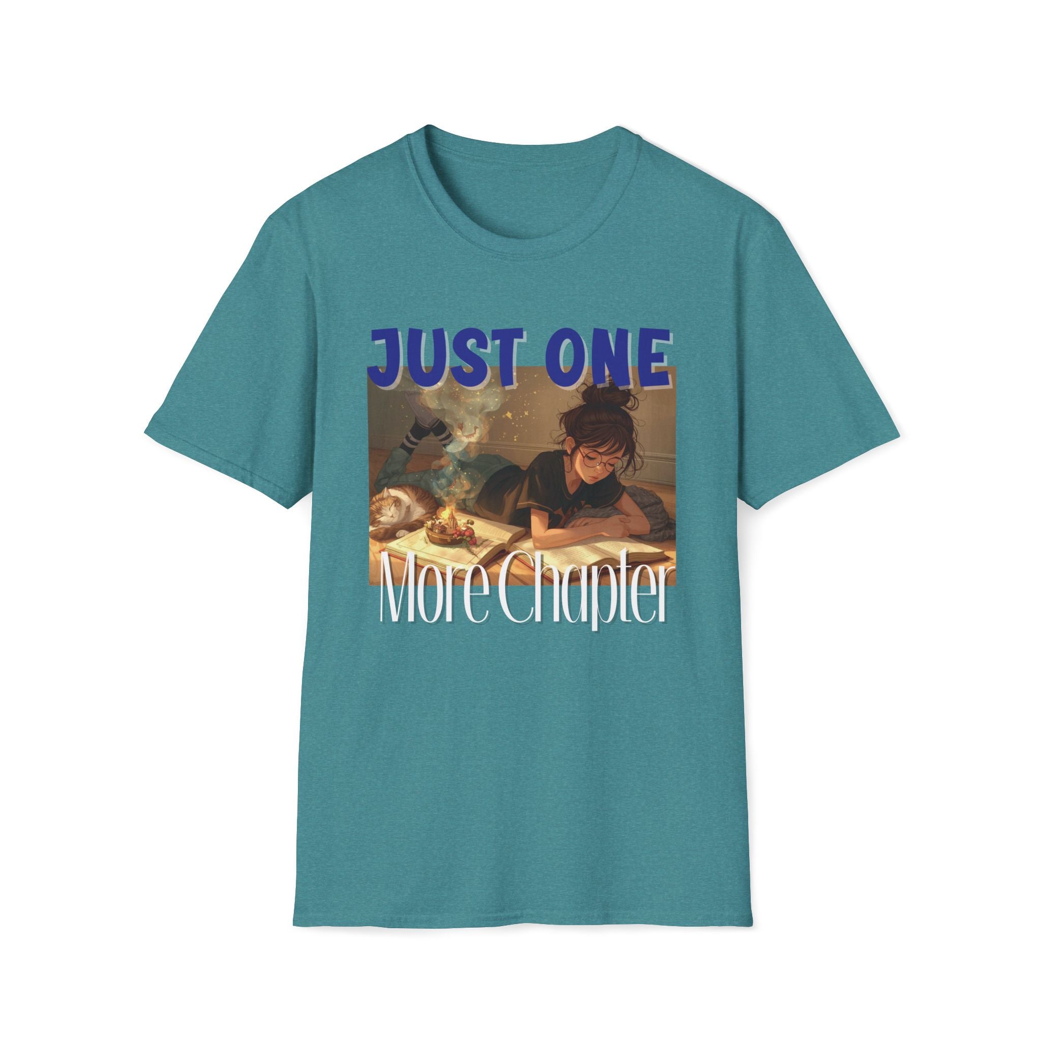 Booklovers T-Shirt - Just One More Chapter, Book Lover Gift, Literary Tee, Cozy Reading Shirt, Bookish Apparel