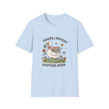 “Ooops, I Bought Another Book Shirt – Cute Duck Book Lover Tee, Vintage Bookworm Aesthetic T-Shirt, Reader Gift for Women & Teens”