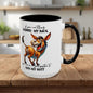 Funny Donkey 'Kiss My Butt' Accent Coffee Mug (11/15oz)