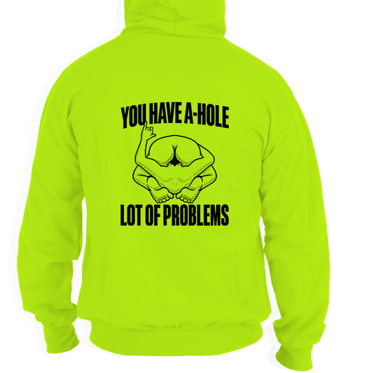 A Hole - Safety Yellow Hoodie
