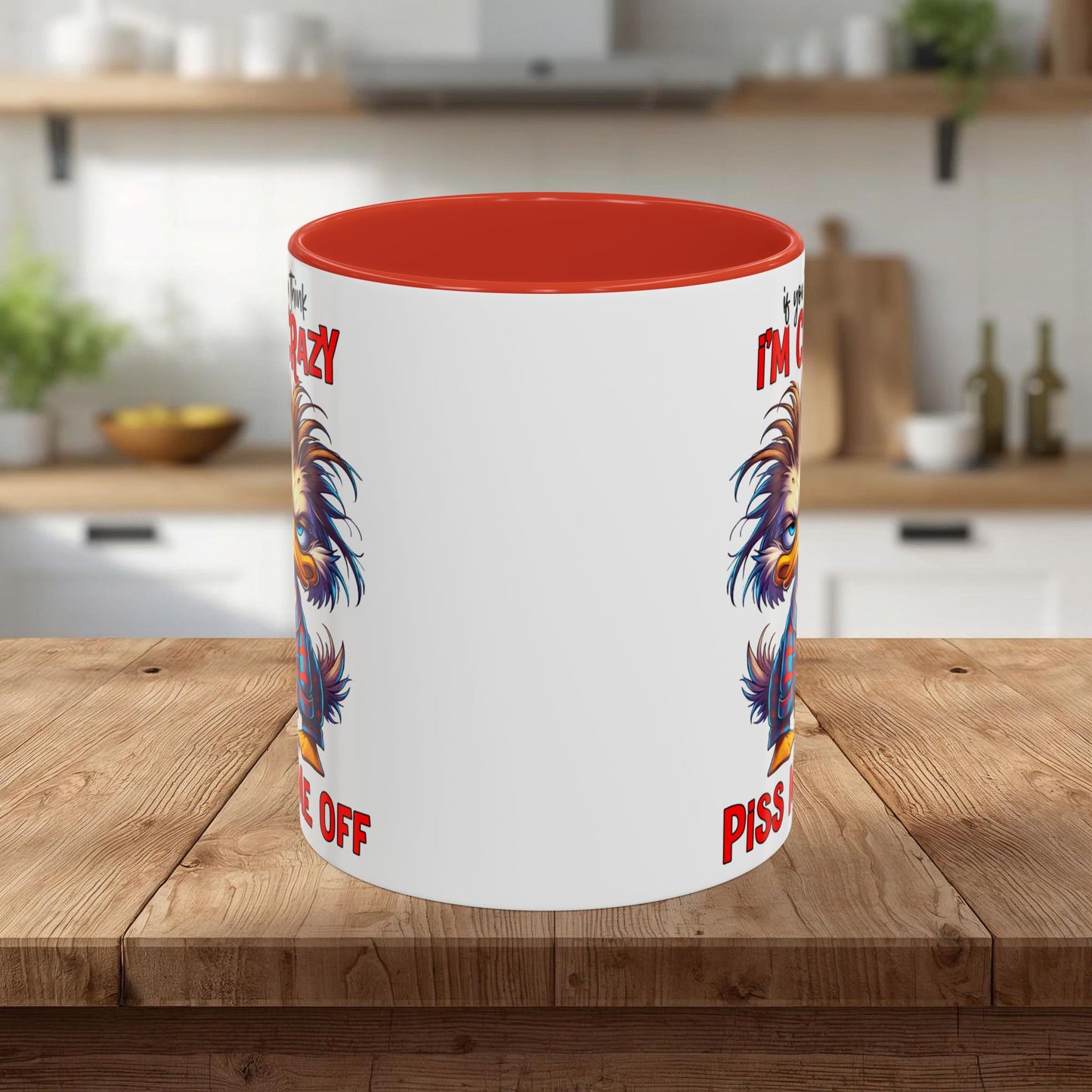 If You Think I'm Crazy — Accent Coffee Mug (11/15oz)